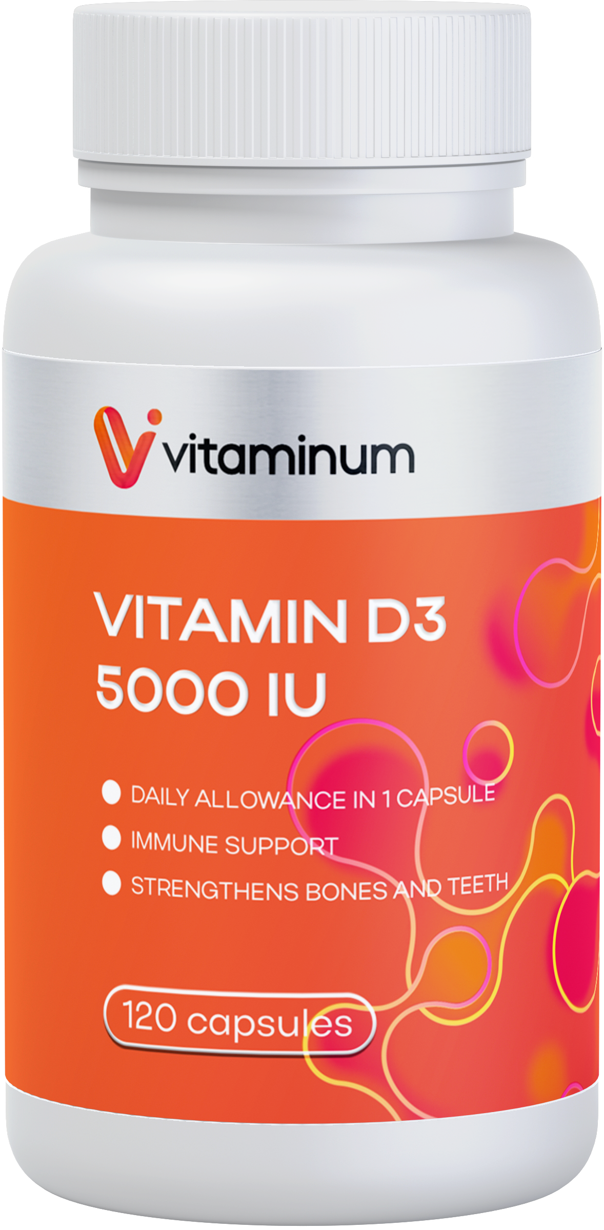  Vitaminum ВИТАМИН Д3 (5000 МЕ) 120 капсул 260 мг  в Северобайкальске